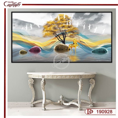 تابلو دکوراتیو منظره مدرن E190928